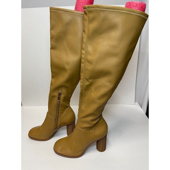 Franco Sarto Tall Block Heel Boots - Size 5.5 - Picture 2 of 9